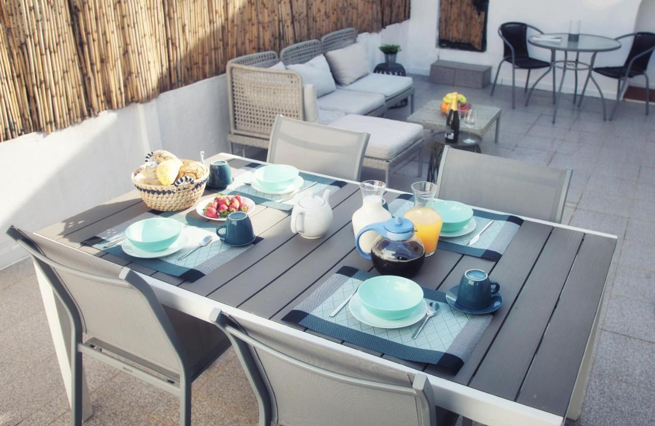 Central Olhao Home - Private Spacious Sunlit Patio Extérieur photo